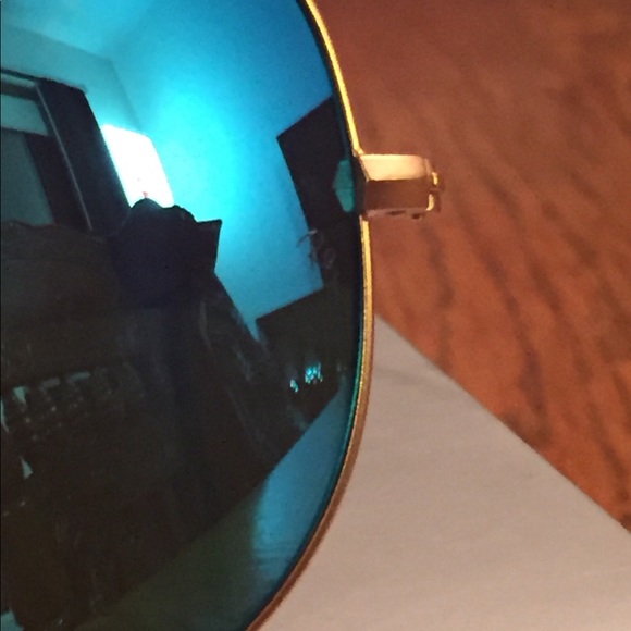Ray Ban Aviators Sunglasses Blue 58MM RB3025 - Picture 4 of 6
